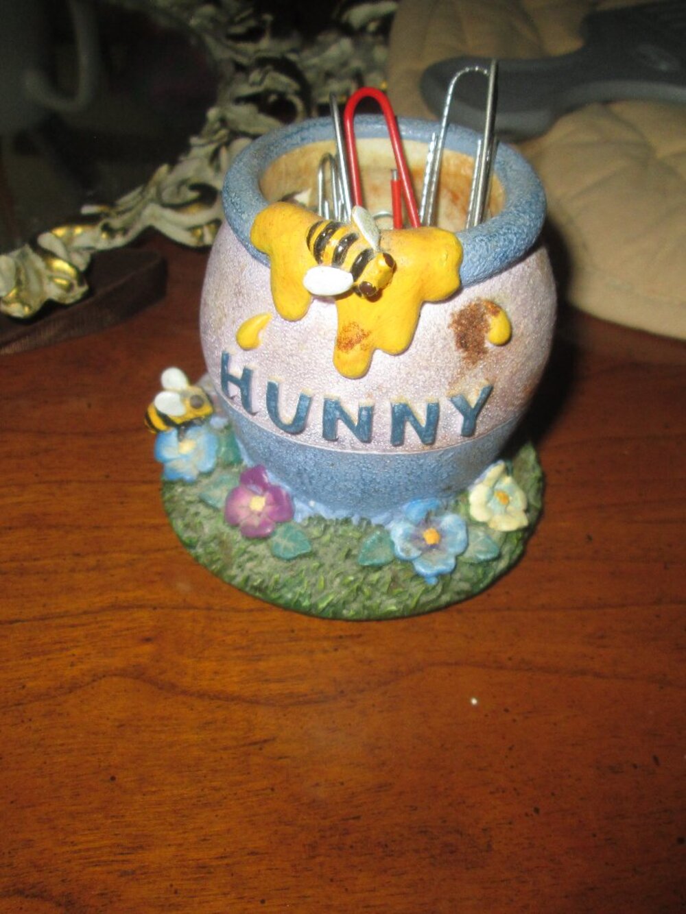 Winnie the Pooh paperclip holder